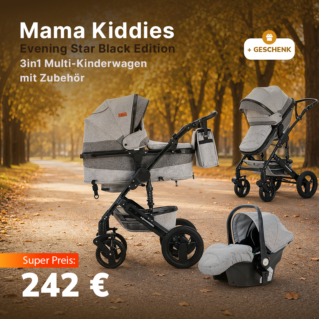 Mama Kiddies Evening Star 3in1 Multi-Kinderwagen