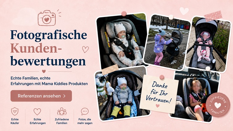 Kundenbewertungen zu Mama Kiddies® Babyprodukten