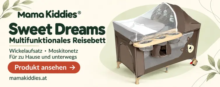 Mama Kiddies® Sweet Dreams – Multifunktionales Reisebett