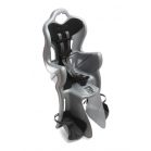 Fahrradkindersitz hinten Bellelli B-One Clamp bis 22 kg, in Silber
