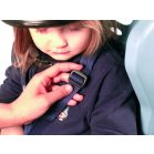 Fahrradkindersitz hinten Bellelli B-One Clamp bis 22 kg, in Silber