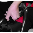 Fahrradkindersitz hinten Bellelli B-One Clamp bis 22 kg, in Silber