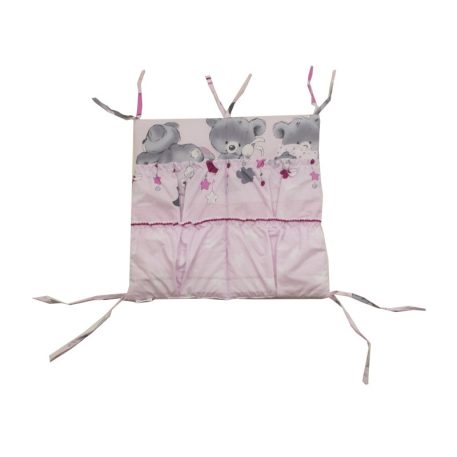 Mama Kiddies Sofie Dreams Aufbewahrungstasche in Pink mit Bärenmuster