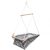 Incababy Babyschaukel in Grau mit Walmotiv