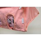 Incababy Babyschaukel in Pink mit Katzenmustern