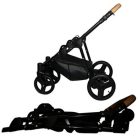 Mama Kiddies Turismo 3az1-ben multifunkciós full textilbőr babakocsi szett kiegészítőkkel camel színben