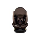 ISOFIX 360° drehbarer Mama Kiddies® iSize Capry Kindersitz (40–150 cm) in Beige/Braun + Geschenk