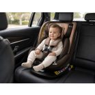 ISOFIX 360° drehbarer Mama Kiddies® iSize Capry Kindersitz (40–150 cm) in Beige/Braun + Geschenk