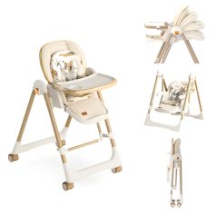   Mama Kiddies® Baby Siesta 4-in-1 multifunktionaler Hochstuhl in Beige