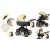 Mama Kiddies Flower Collection Lemonade 3 in 1 multifunktionaler Kinderwagen + Geschenk