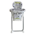 Mama Kiddies ProComfort NewLine multifunktionaler Hochstuhl in Grau mit Hundemuster + Geschenk