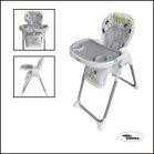 Mama Kiddies ProComfort NewLine multifunktionaler Hochstuhl in Grau mit Hundemuster + Geschenk