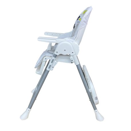 Mama Kiddies ProComfort NewLine multifunktionaler Hochstuhl in Grau mit Hundemuster + Geschenk