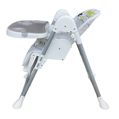 Mama Kiddies ProComfort NewLine multifunktionaler Hochstuhl in Grau mit Hundemuster + Geschenk
