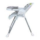 Mama Kiddies ProComfort NewLine multifunktionaler Hochstuhl in Grau mit Hundemuster + Geschenk