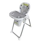 Mama Kiddies ProComfort NewLine multifunktionaler Hochstuhl in Grau mit Hundemuster + Geschenk