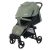 Mama Kiddies Aqua Sport Kinderwagen in Grün mit Geschenk-Fußsack und Regenschutz