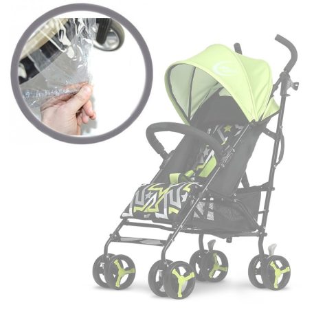 Regenschutz zum Mama Kiddies Mignon Full of Extras Sport Kinderwagen,klappbar wie ein Regenschirm 