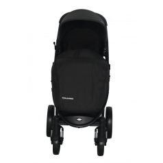 Fußsack zum Mama Kiddies Freelander Kinderwagen (Schwarz)