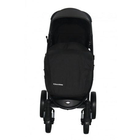 Fußsack zum Mama Kiddies Freelander Kinderwagen (Schwarz)