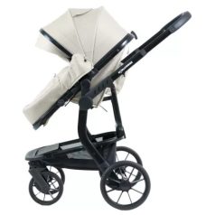   Mama Kiddies® Icon 4-in-1 Multifunktionskinderwagen mit Zubehör in Beige, inklusive ISOFIX-Basisstation + Geschenk