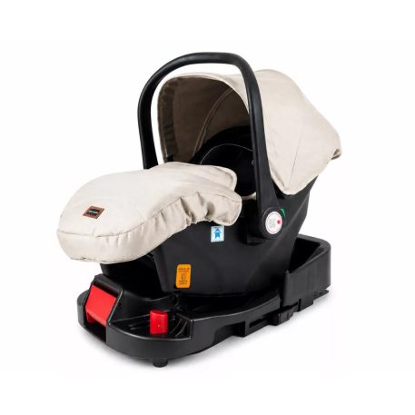 Mama Kiddies® Icon 4-in-1 Multifunktionskinderwagen mit Zubehör in Beige, inklusive ISOFIX-Basisstation + Geschenk