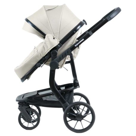 Mama Kiddies® Icon 3-in-1 Multifunktionskinderwagen mit Zubehör in Beige + Geschenk