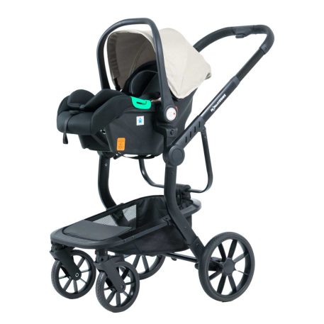 Mama Kiddies® Icon 3-in-1 Multifunktionskinderwagen mit Zubehör in Beige + Geschenk