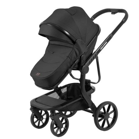 Mama Kiddies® Icon 3-in-1 Multifunktionskinderwagen mit Zubehör in Schwarz + Geschenk