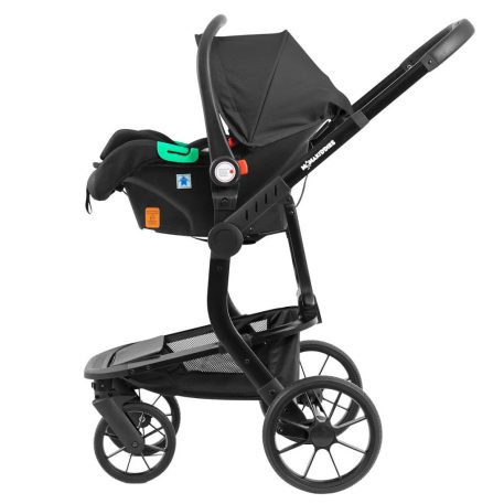 Mama Kiddies® Icon 3-in-1 Multifunktionskinderwagen mit Zubehör in Schwarz + Geschenk