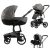 Mama Kiddies® Icon 3-in-1 Multifunktionskinderwagen mit Zubehör in Grau + Geschenk