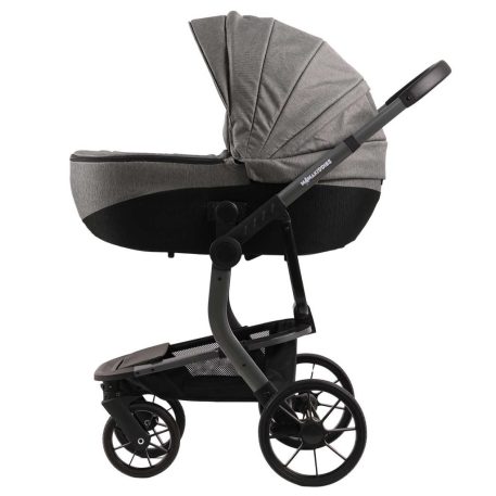 Mama Kiddies® Icon 3-in-1 Multifunktionskinderwagen mit Zubehör in Grau + Geschenk