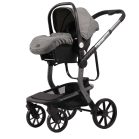 Mama Kiddies® Icon 3-in-1 Multifunktionskinderwagen mit Zubehör in Grau + Geschenk