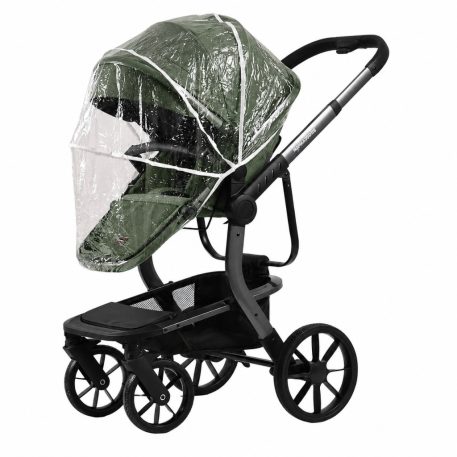 Mama Kiddies® Icon 4-in-1 Multifunktionskinderwagen mit Zubehör in Grün, mit ISOFIX-Basisstation + Geschenk