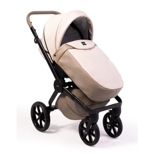 Mama Kiddies Luxor 3-in-1 Multifunktions-Kinderwagen in Latte mit Zubehör + Geschenk