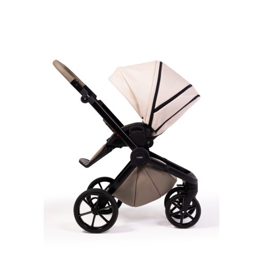 Mama Kiddies Luxor 3-in-1 Multifunktions-Kinderwagen in Latte mit Zubehör + Geschenk