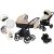 Mama Kiddies Tüvi 3in1 Multifunktionskinderwagen in Milky mit Zubehör + Geschenk