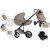 Mama Kiddies Max 500 3-in-1 Multifunktionskinderwagen in Beige mit Zubehör + Geschenk
