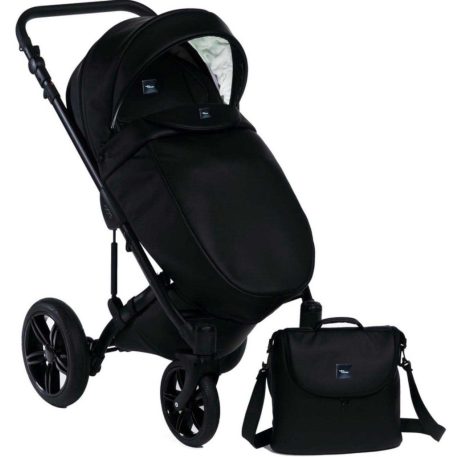 Mama Kiddies® Max 500 3-in-1 multifunktionaler Kinderwagen in Schwarz mit Zubehör + Geschenk