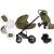 Mama Kiddies Max 500 3-in-1 Multifunktionskinderwagen in Oliv mit Zubehör + Geschenk