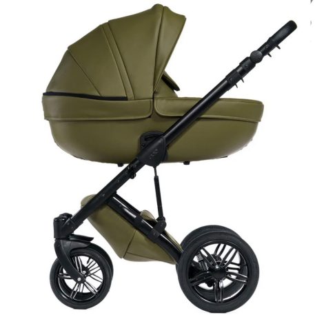 Mama Kiddies® Max 500 3-in-1 Multifunktionskinderwagen in Oliv mit Zubehör + Geschenk