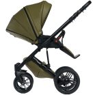 Mama Kiddies® Max 500 3-in-1 Multifunktionskinderwagen in Oliv mit Zubehör + Geschenk