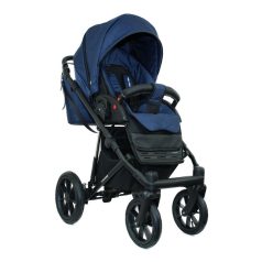 Mama Kiddies® Gino 3-in-1 Kinderwagen mit Zubehör in blau