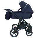 Mama Kiddies® Gino 3-in-1 Kinderwagen mit Zubehör in blau