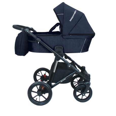 Mama Kiddies® Gino 3-in-1 Kinderwagen mit Zubehör in blau