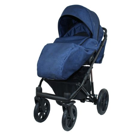 Mama Kiddies® Gino 3-in-1 Kinderwagen mit Zubehör in blau