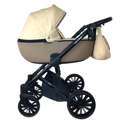 Mama Kiddies Solaris Corona 3-in-1 Kinderwagen mit Zubehör in beige-braun + Geschenke
