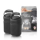 2 Thermosflaschen (Wärmespeicher 4 Stunden lang!) Tommee Tippee