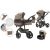 Mama Kiddies Evening Star 3in1 Multi-Kinderwagen mit Zubehör in der Farbe Beige-Braun + Geschenk