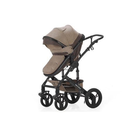 Mama Kiddies® Evening Star 3in1 Multi-Kinderwagen mit Zubehör in der Farbe Beige-Braun + Geschenk